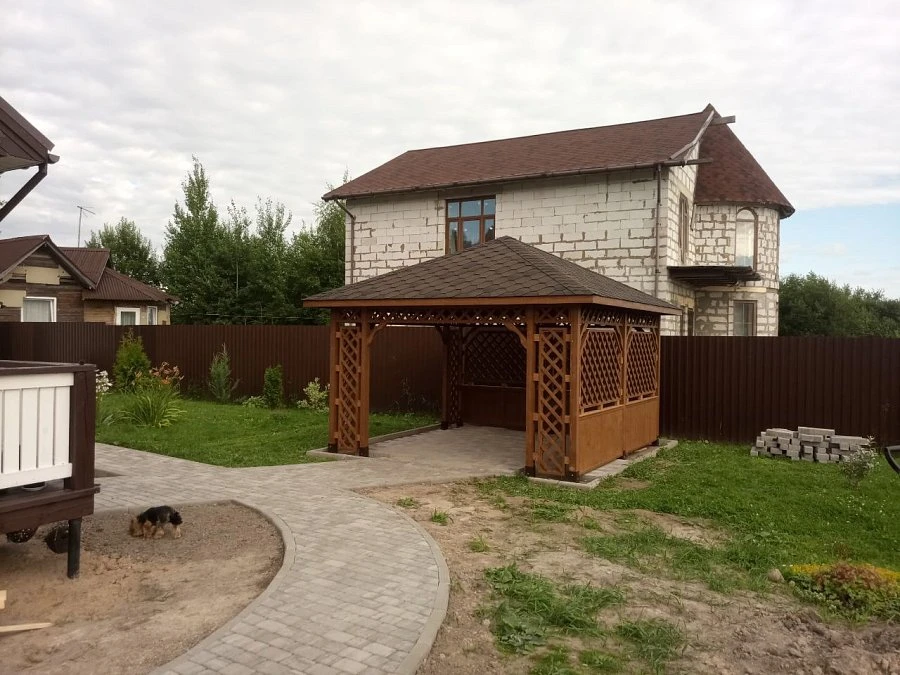 Квадратная беседка Пион