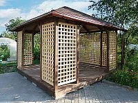 Прямоугольная беседка СКАЗКА