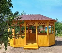 Овальная беседка ЗАКРЫТАЯ ЛИРА