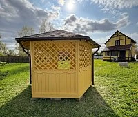 Шестигранная беседка ФЛОРА