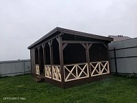 Прямоугольная беседка БРОН