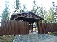 Навес для двух авто ИСТРИНСКИЙ