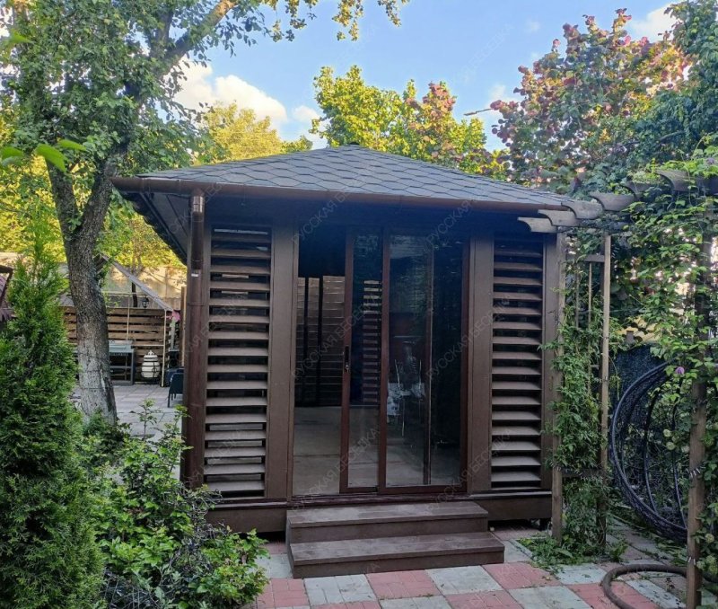 Закрытая беседка Балтика 3х5