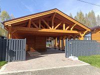 Навес для машин с хозблоком ШЕЛТЕР