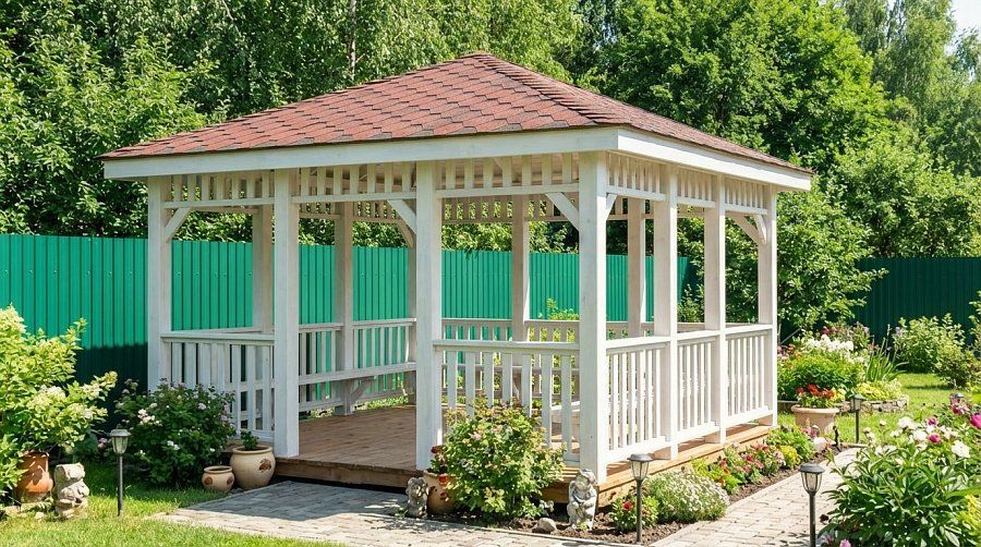 Квадратная беседка ПАНТЕОН