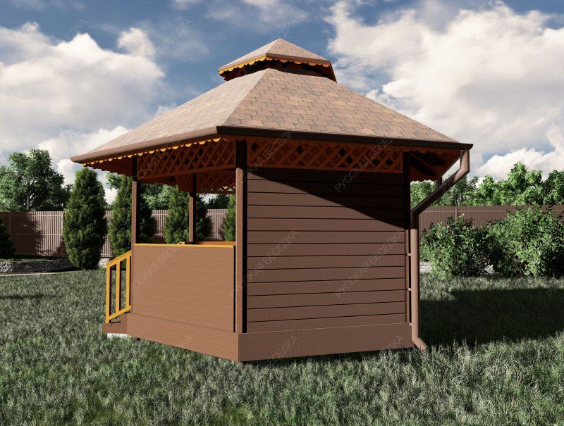 Шестигранная беседка КАНТИ