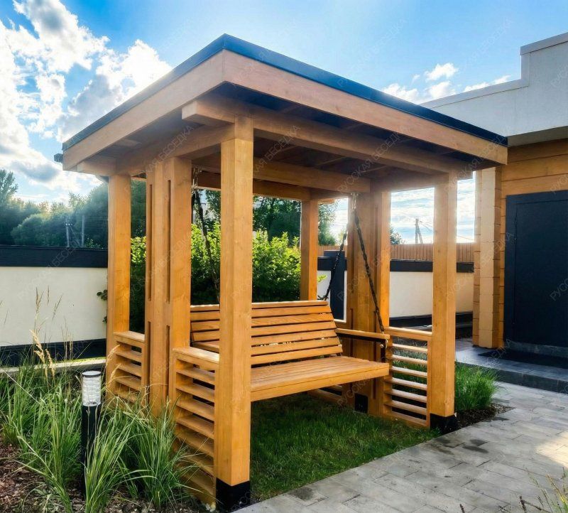 Пергола с качелями СОРРЕНТО 