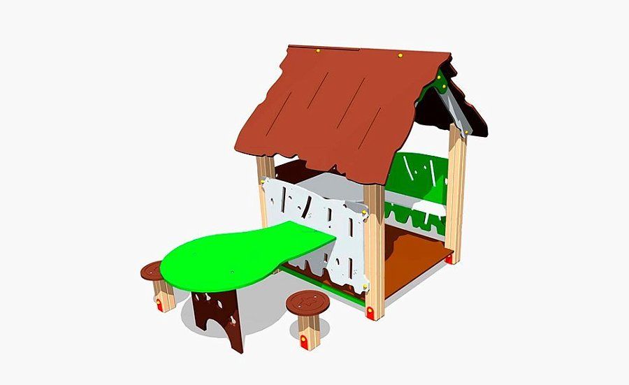 Домик ХИЖИНА СО СТОЛИКОМ