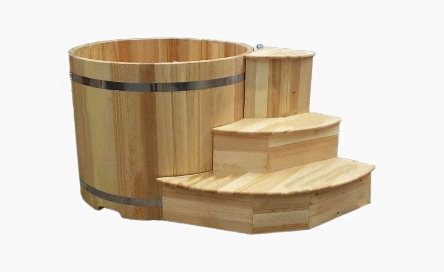 Купель круглая из кедра д120 1.2х1.2х1