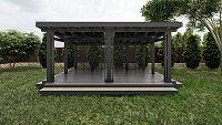 Прямоугольная беседка ТОРИЯ