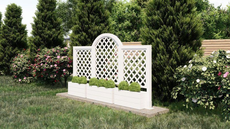 Деревянная шпалера Тимошкино