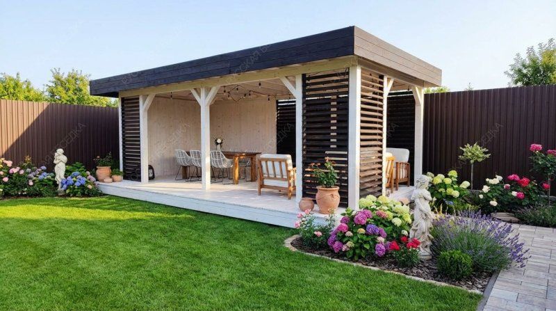 Шестигранная беседка Киворий