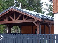 Навес для машин с хозблоком ЭДЕМ