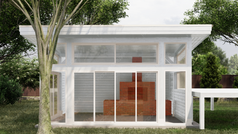 Закрытая беседка ЮНА